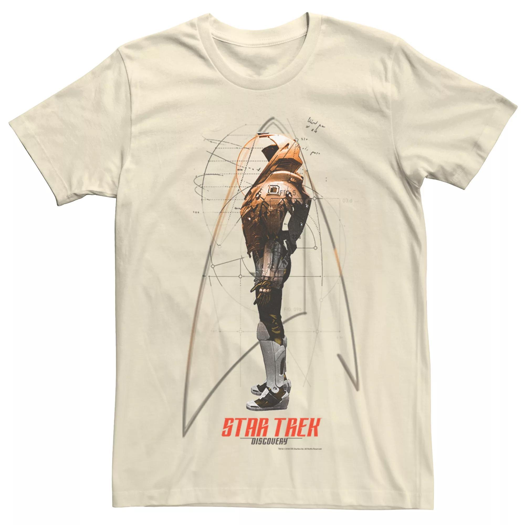 Men's Star Trek Discovery The Suit Graphic Tee, Size: Medium, Natural Product Image