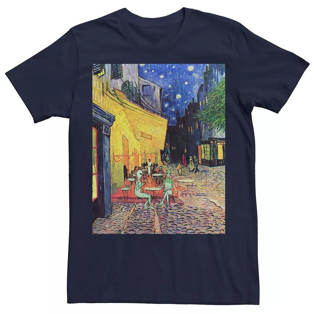 Men's Fifth Sun Alien Paris Memes Tee, Size: Small, Blue Product Image