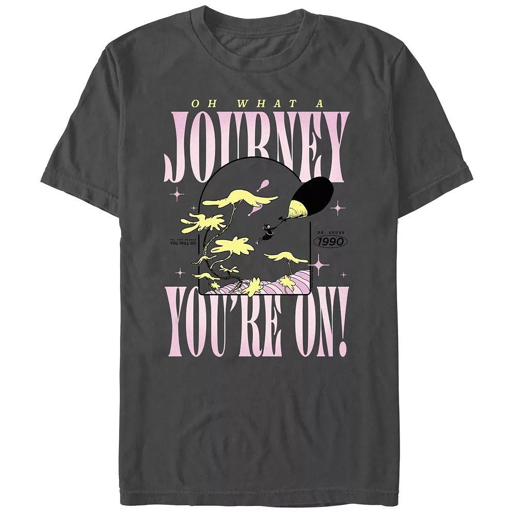 Men's Dr. Seuss The Journey Graphic Tee, Size: Medium, Grey Product Image