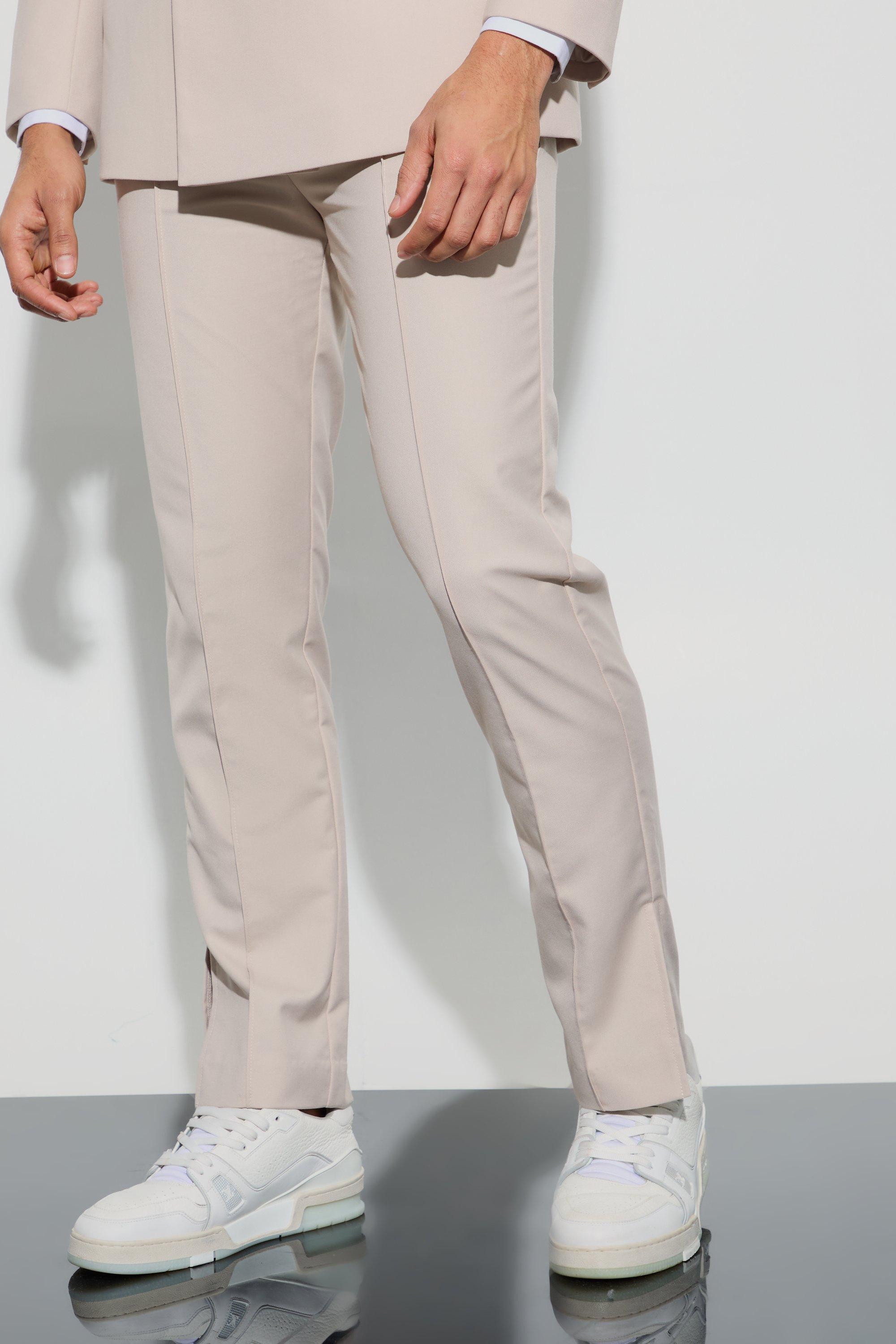 Tailored Straight Fit Pants | boohooMAN USA Product Image