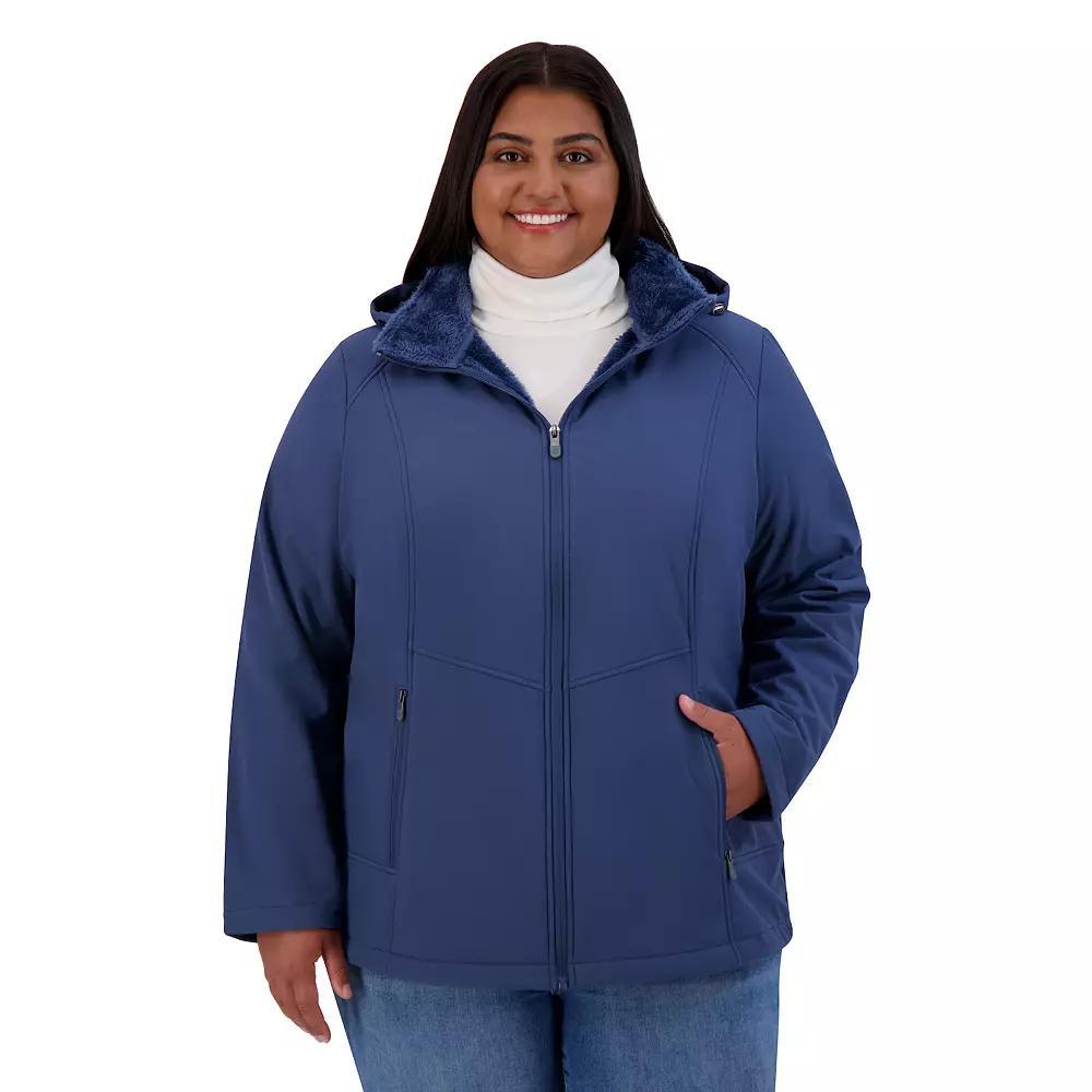 Plus Size ZeroXposur Lillian Soft Shell Jacket, Women's, Size: 2XL, Black Product Image