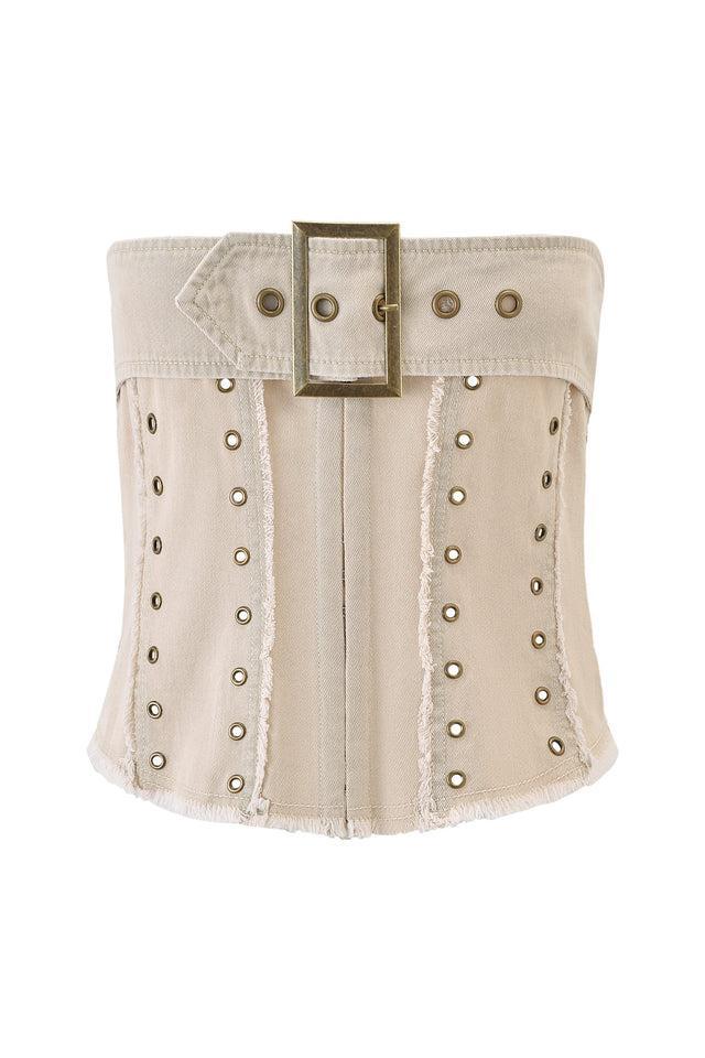 MASON MINI SKIRT - TAN Product Image