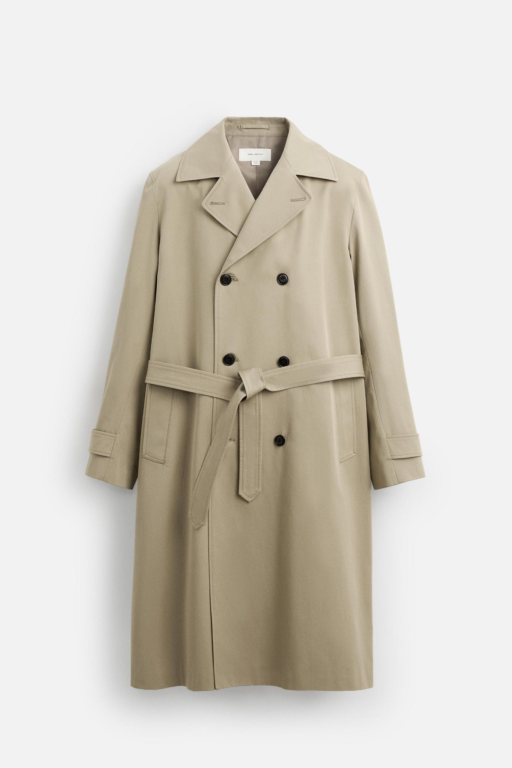 WATER REPELLENT LONG TRENCH COAT Product Image