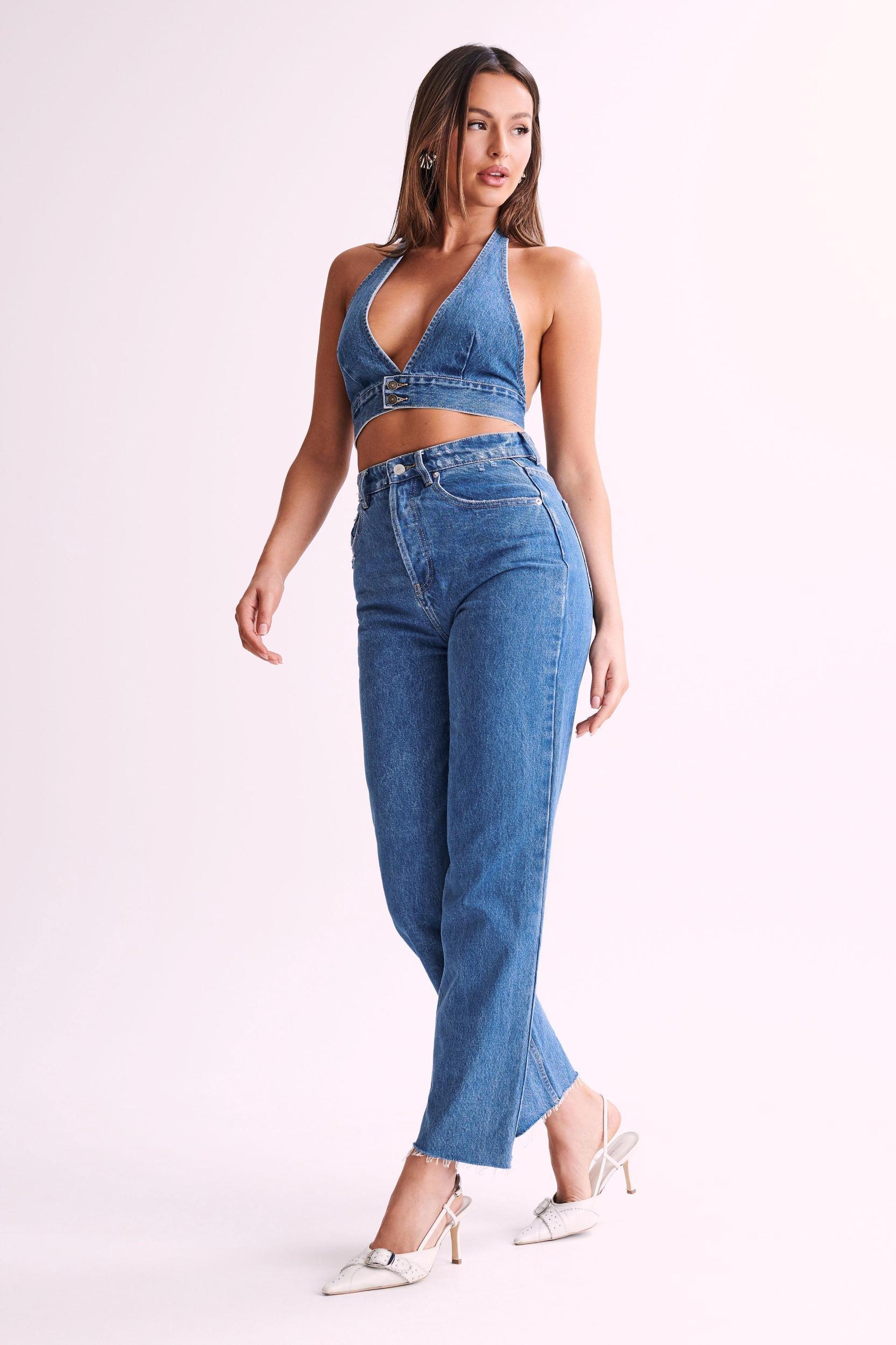 Tina Mom Jean - 70'S Blue Product Image