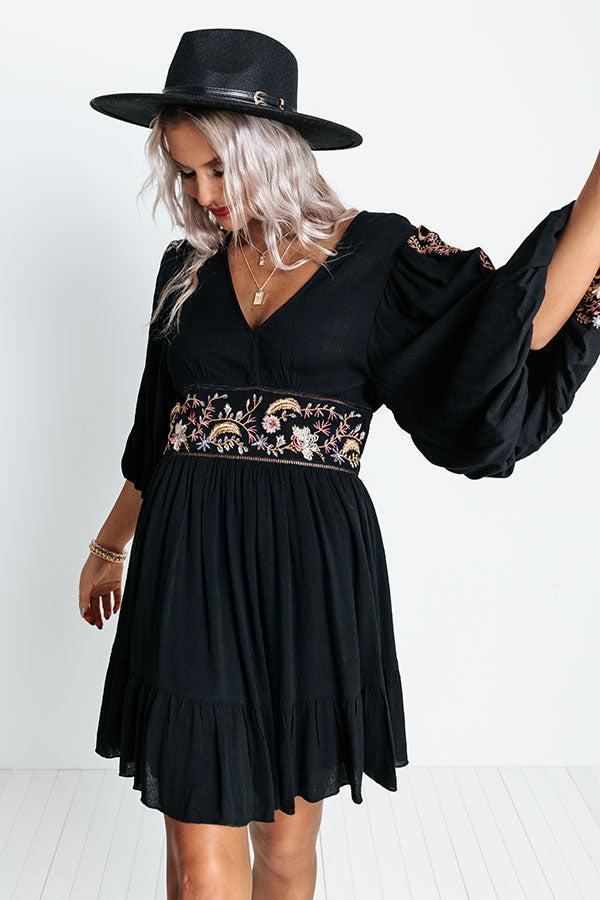 Prosecco And Poise Embroidered Dress Product Image