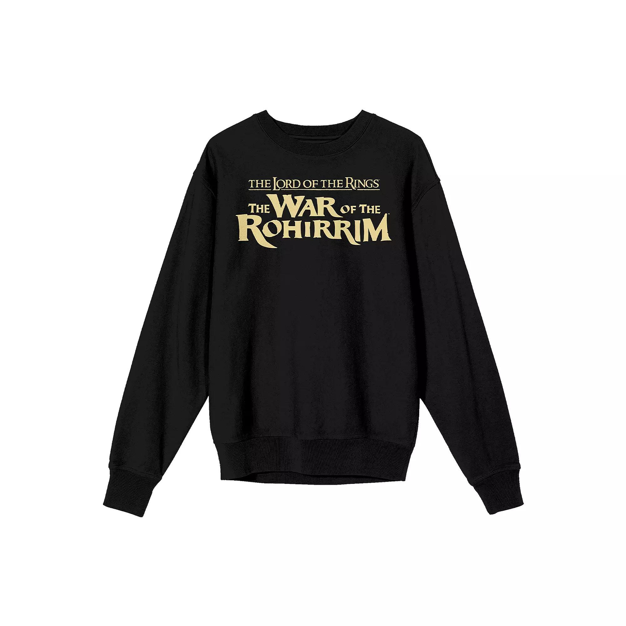 Men's Lord Of The Rings War Of The Rohirrim Long Sleeve Tee, Size: Small, Black Product Image
