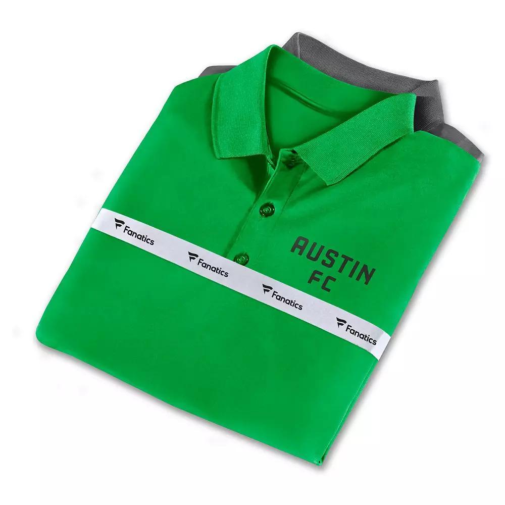 Mens Fanatics Branded Green/Gray Austin FC Iconic Polo Combo Set Product Image