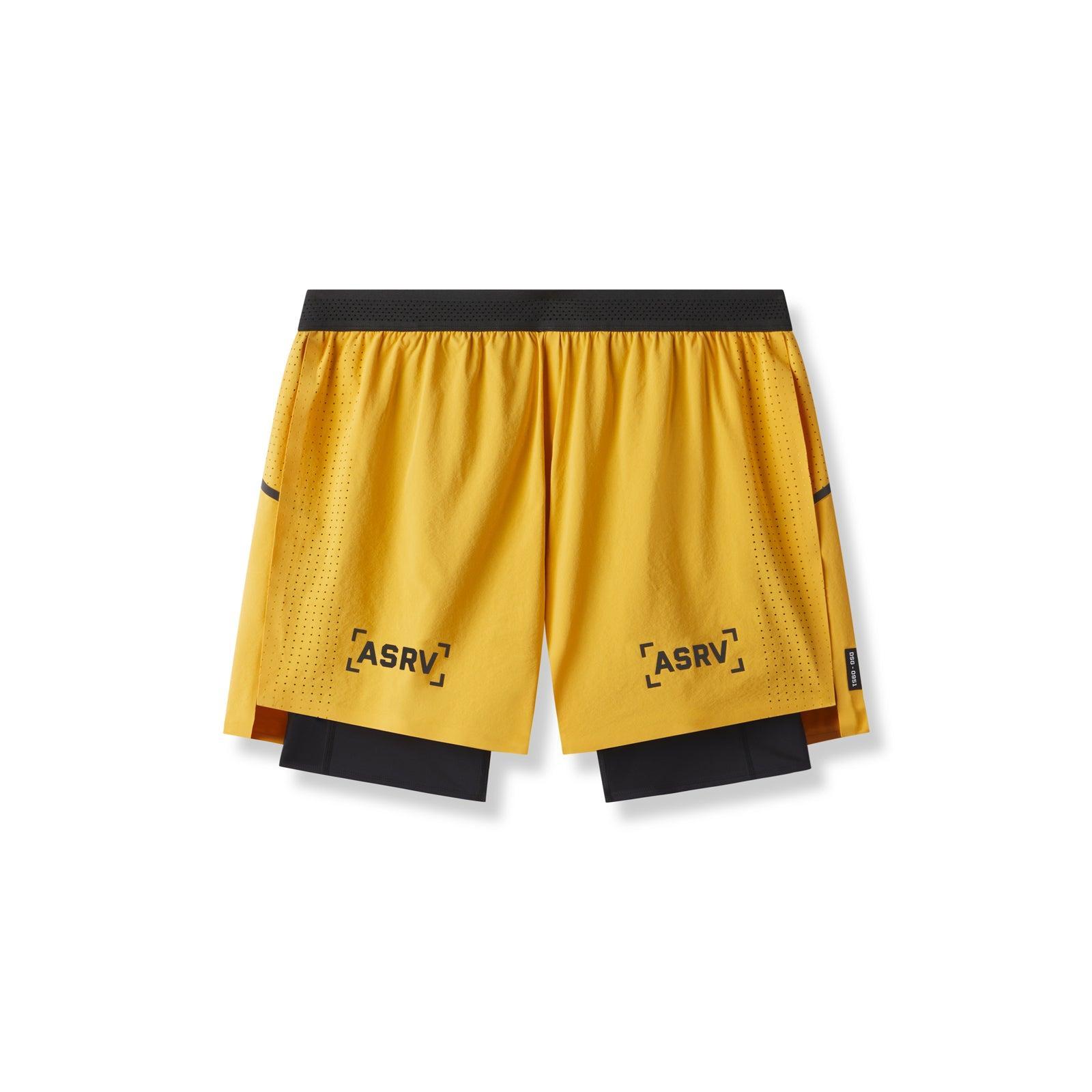 0951. Aerotex™ 4" High Split Liner Short - Amber Product Image