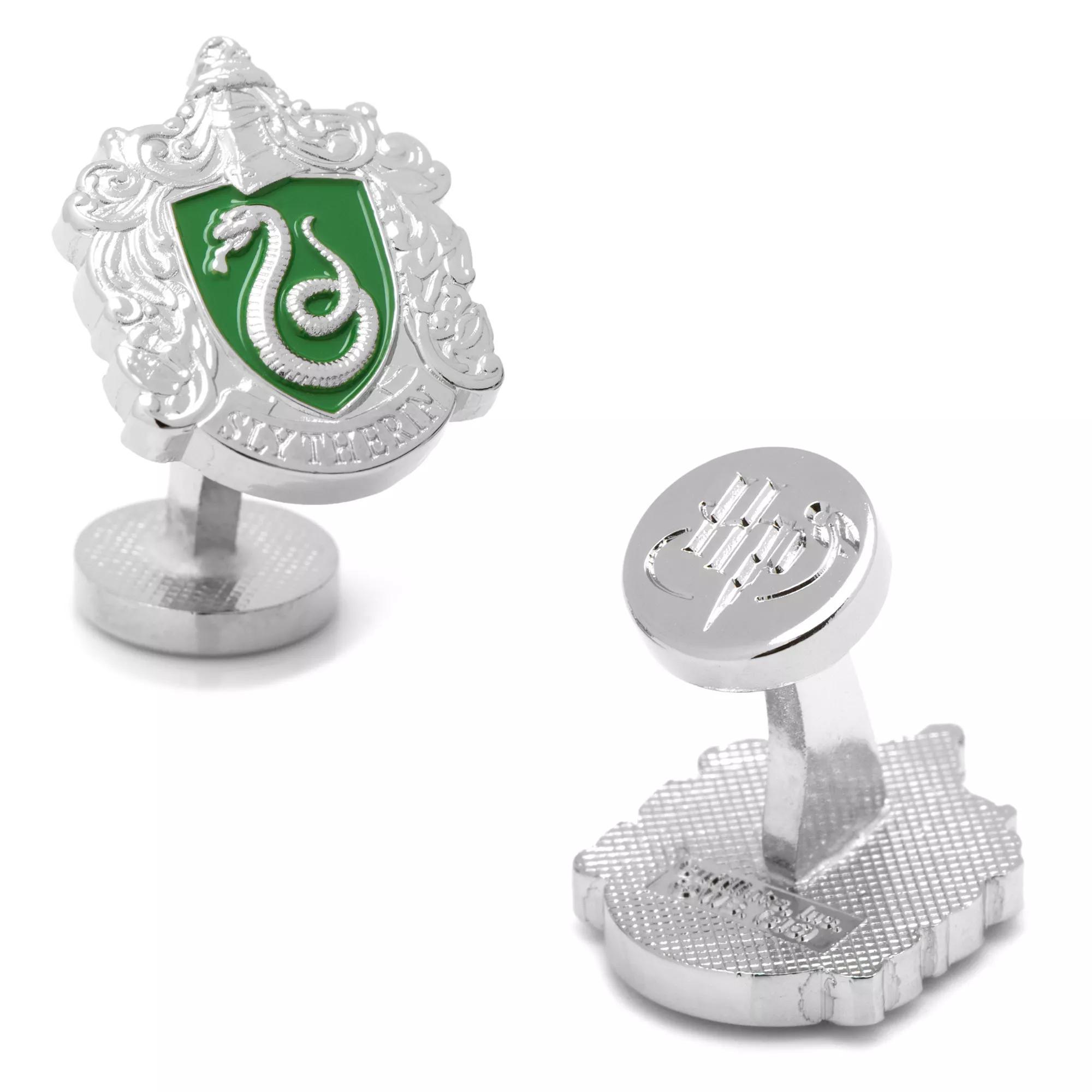 Men's Cuff Links, Inc. Harry Potter Slytherin Crest Cuff Links, Silver Product Image