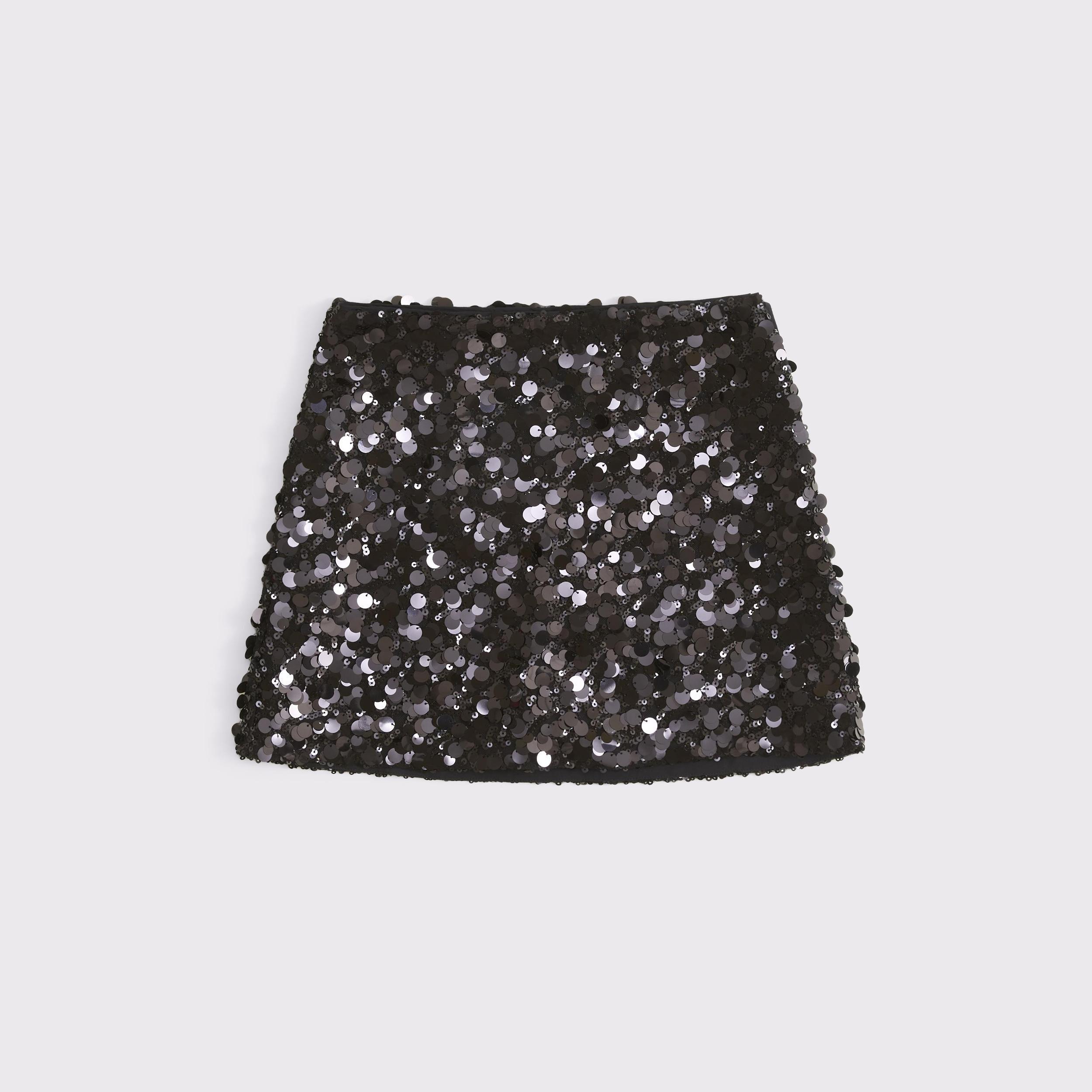 The A&F Scarlett Vegan Leather Mini Skort Product Image