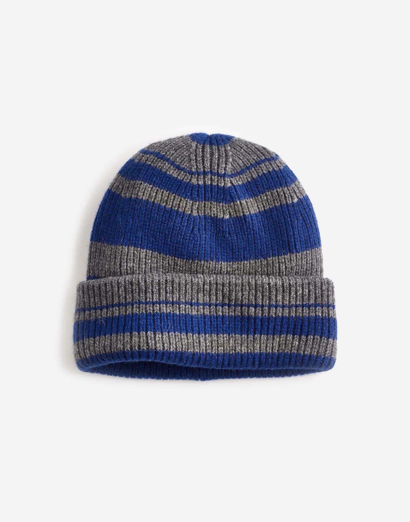 Wool-Blend Knit Beanie Product Image