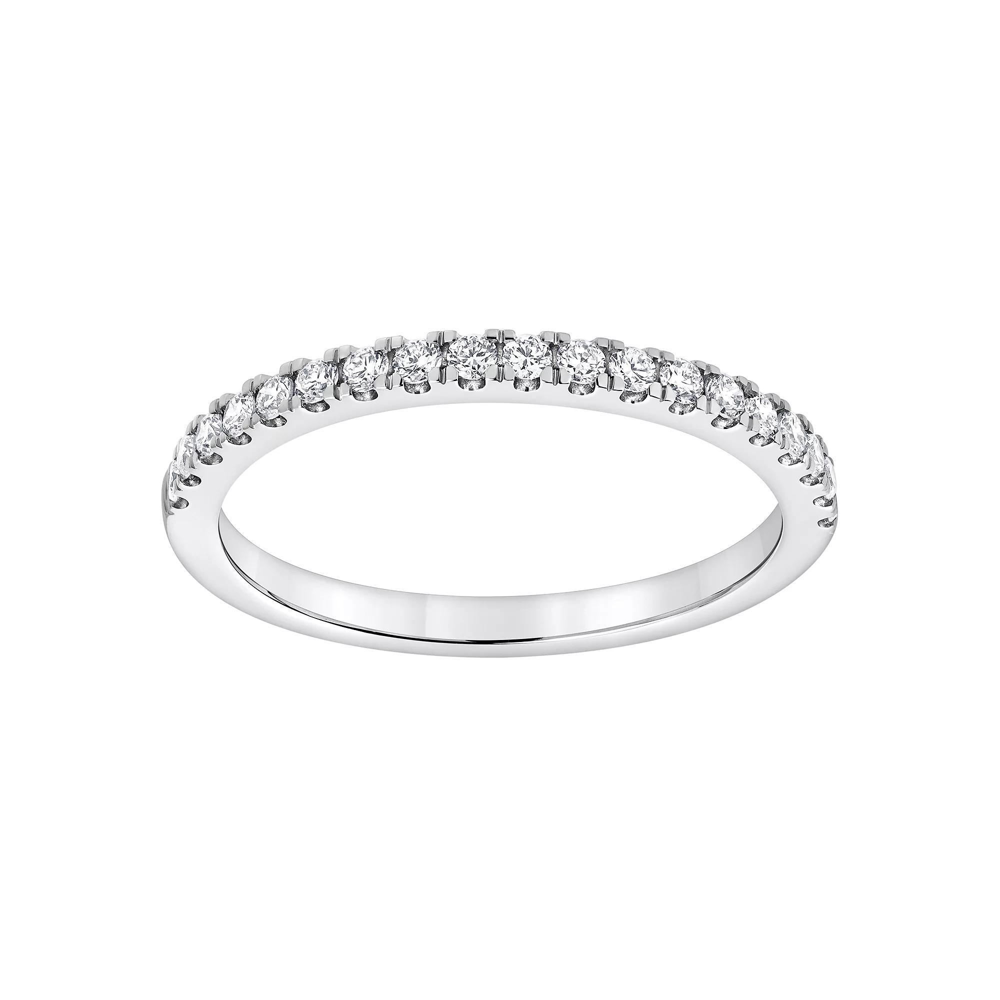 Diamond Brilliance 14k White Gold 1/4 Carat T.W. Lab-Grown Diamond Wedding Band, Women's, Size: 9, 14k Gold Product Image