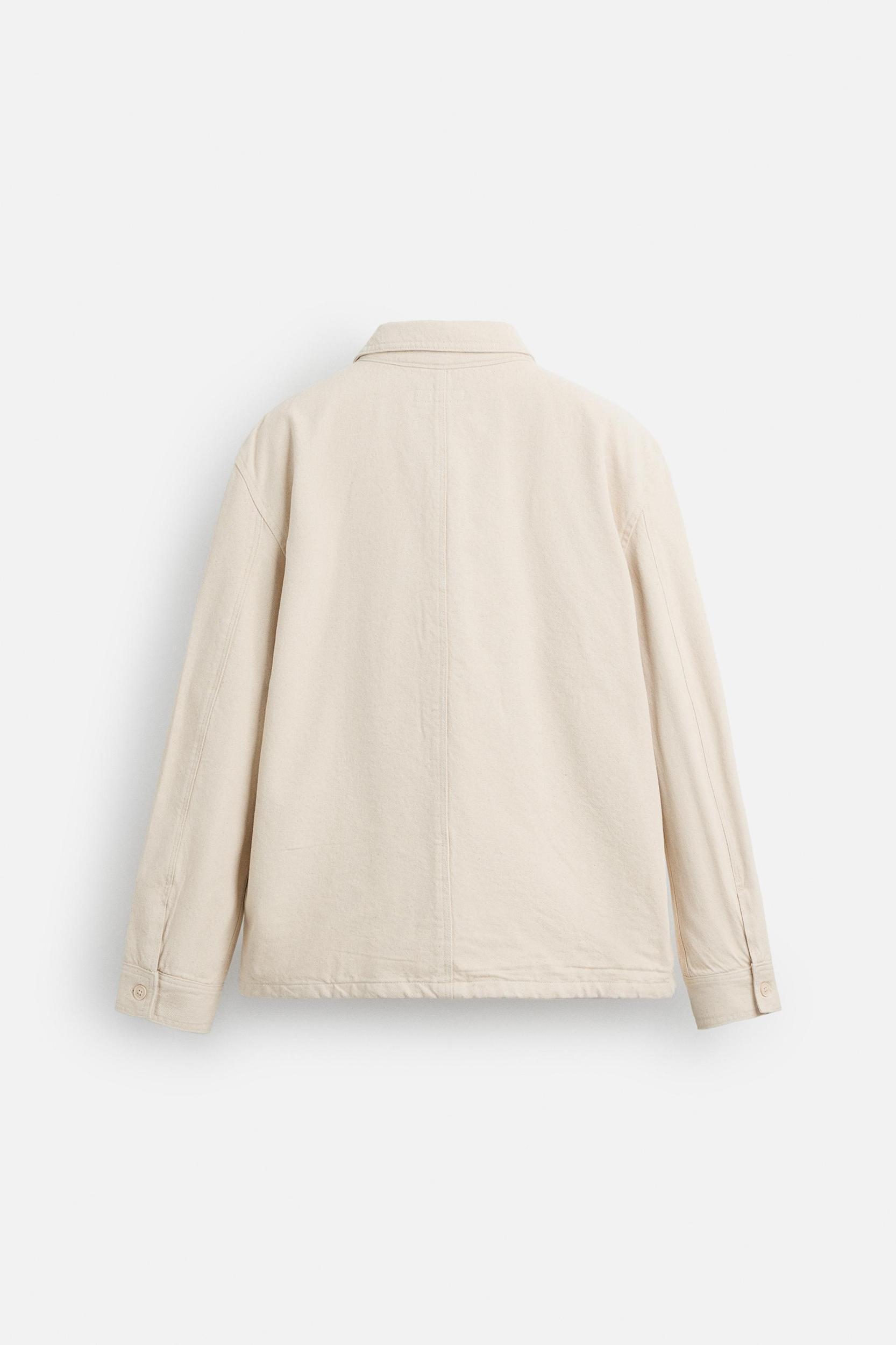 TEXTURED WEAVE OVERSHIRT Product Image