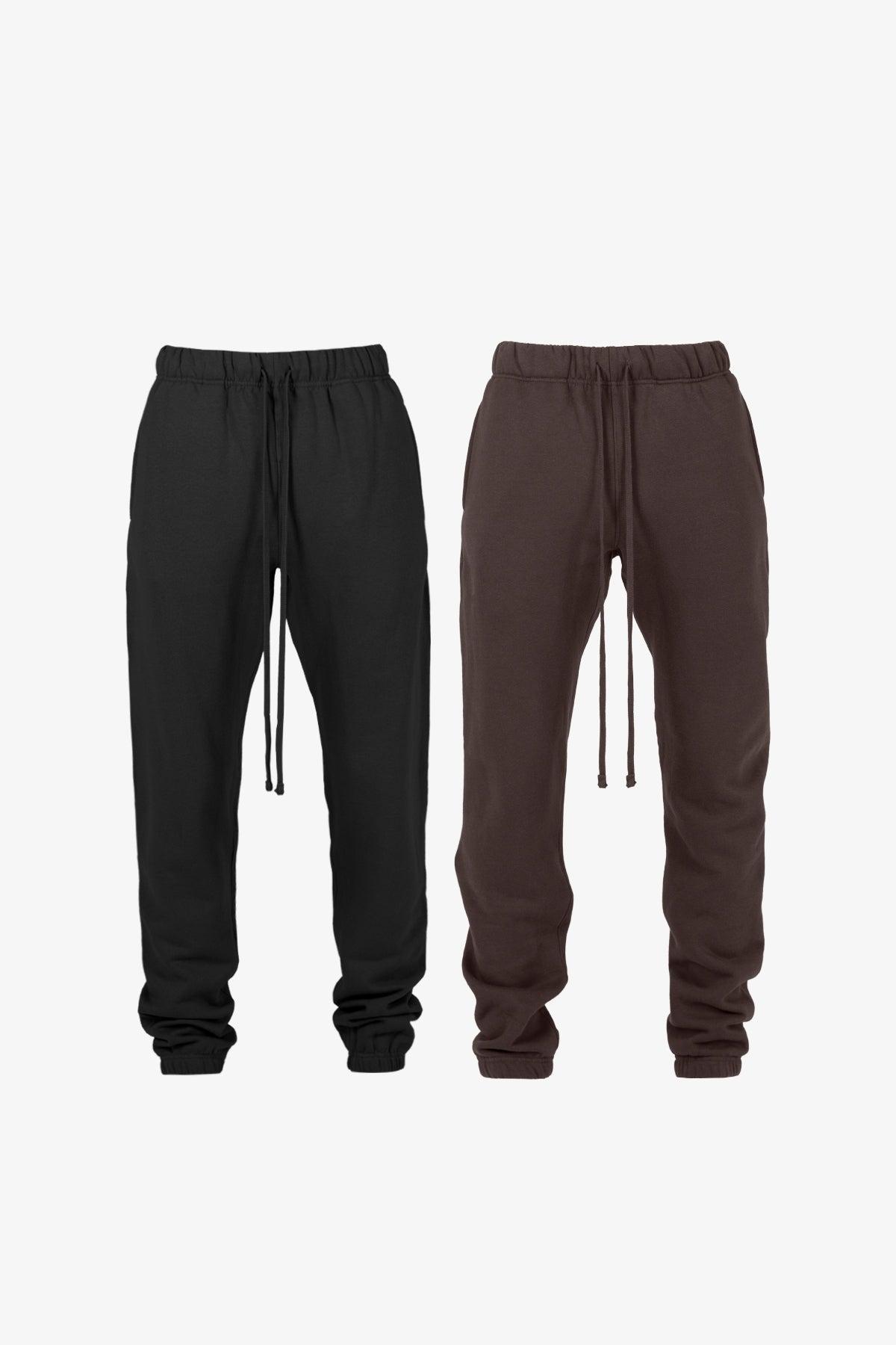 Every Day Sweatpants 2 Pack - Black/Chocolate Product Image