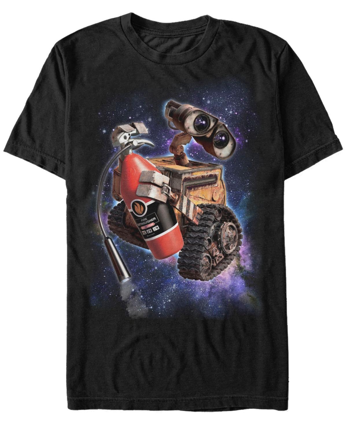 Disney / Pixar's WALL-E Men's Space Portrait Tee, Size: Large, Black Product Image