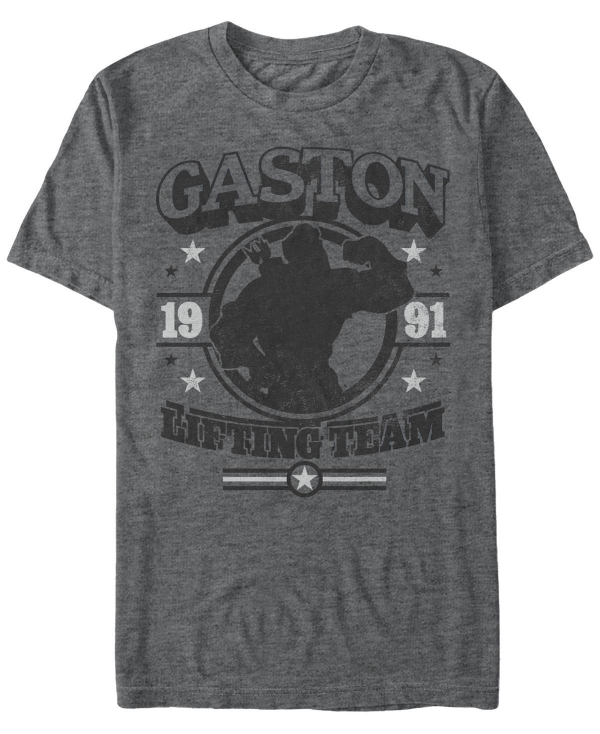 Men's Disney's Beauty and the Beast Gaston Gym Tee, Size: Medium, Grey Heather Product Image