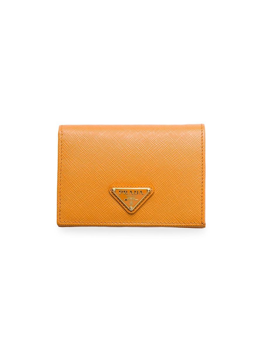 Womens Small Saffiano Leather Wallet Product Image