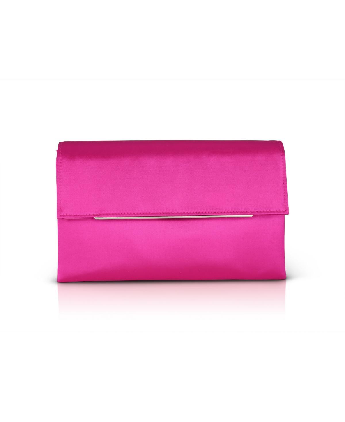 Jewel Badgley Mischka Womans Harper Satin Envelope Clutch Product Image