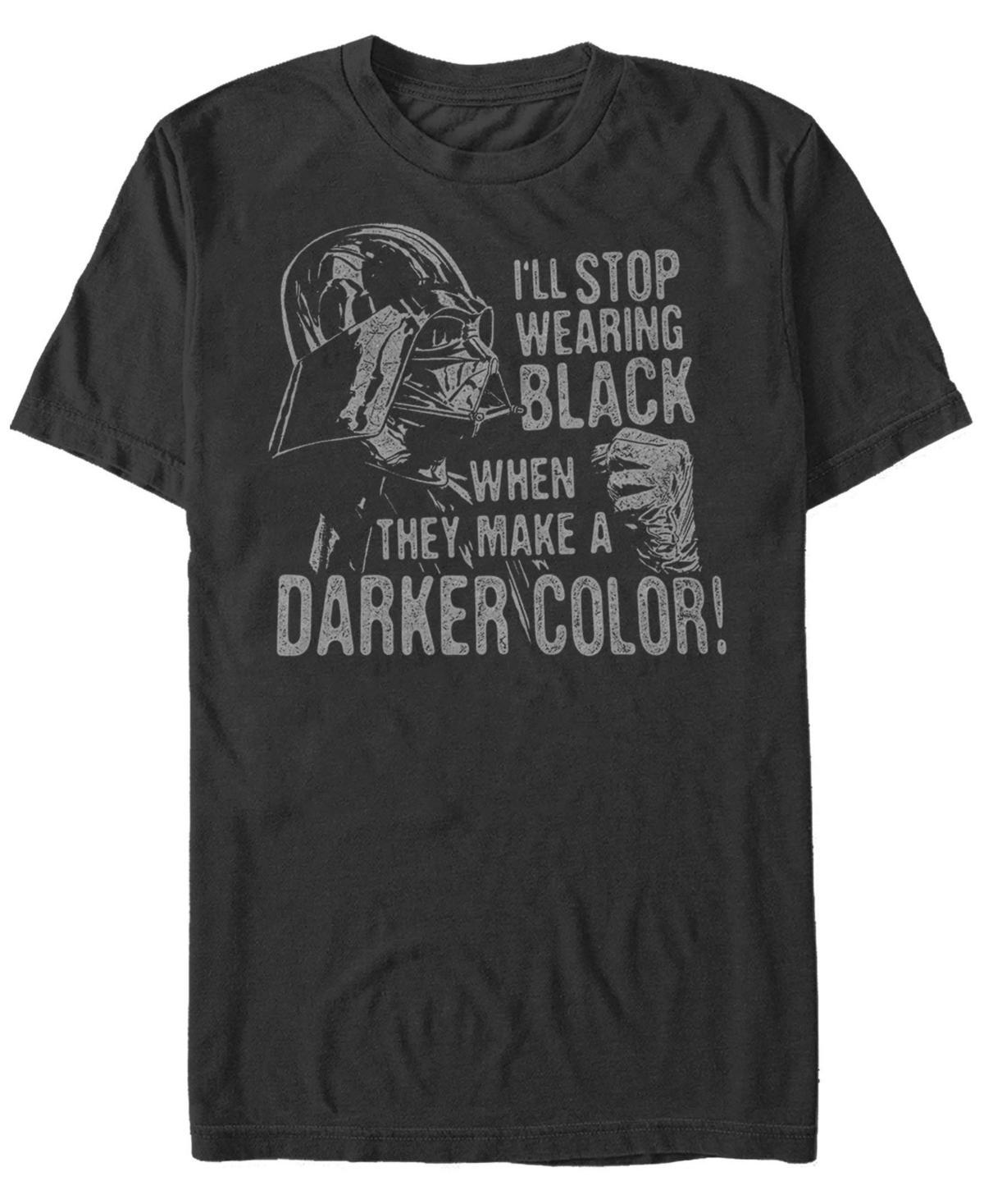 Men's Star Wars Darth Vader Never Stop Wearing Black Graphic Tee, Size: 3XL Product Image