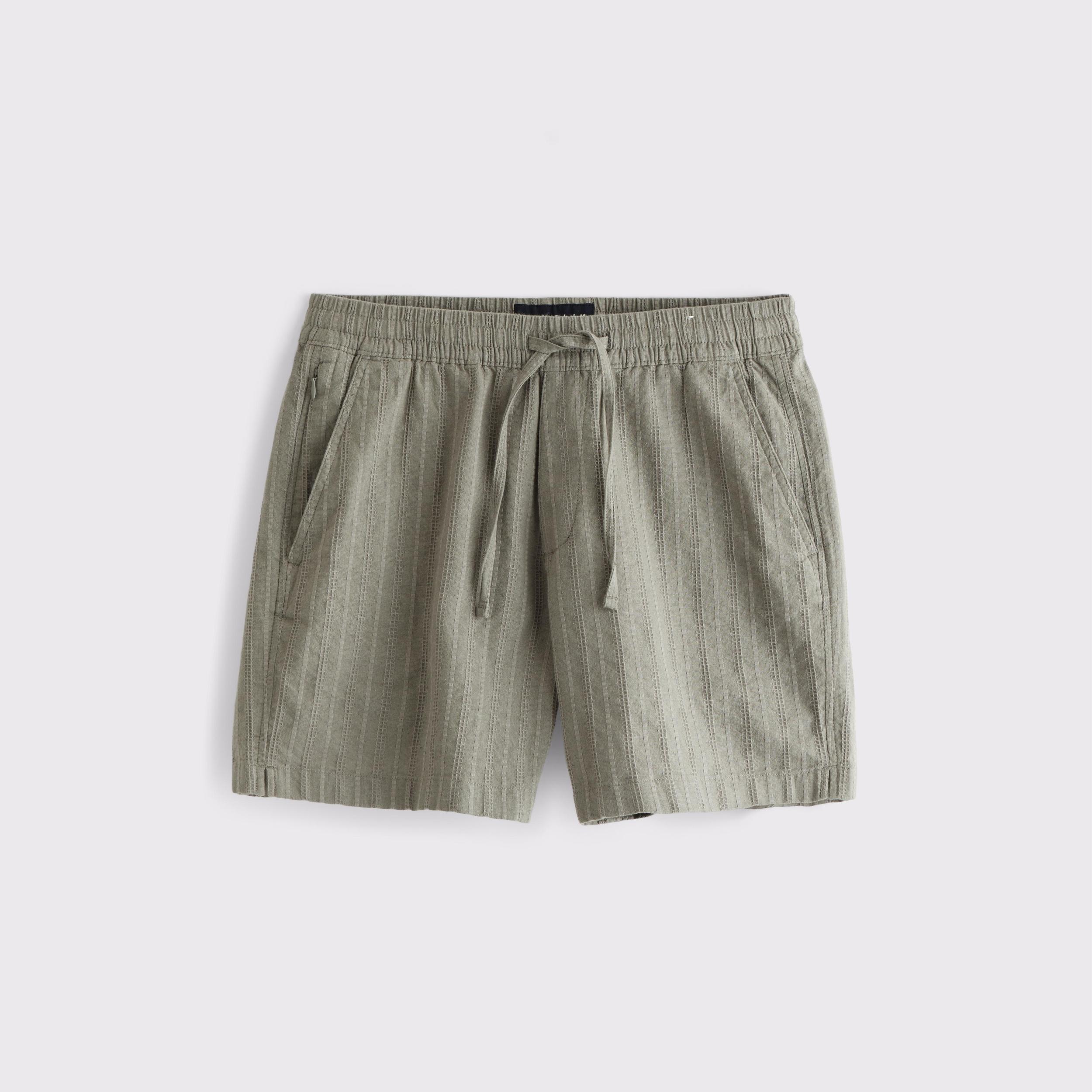 Cotton Texture Pull-On Short Product Image