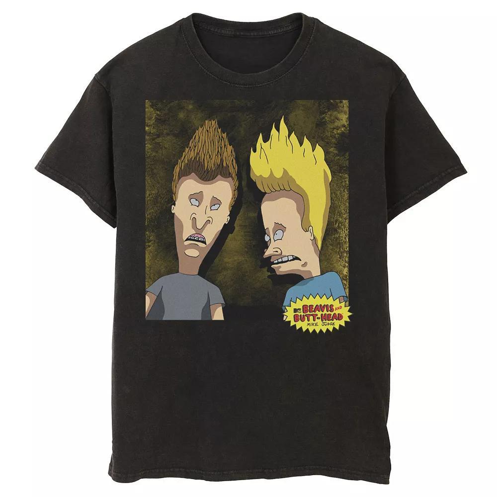 Mens Beavis And Butt-Head Detailed Portrait Tee Product Image