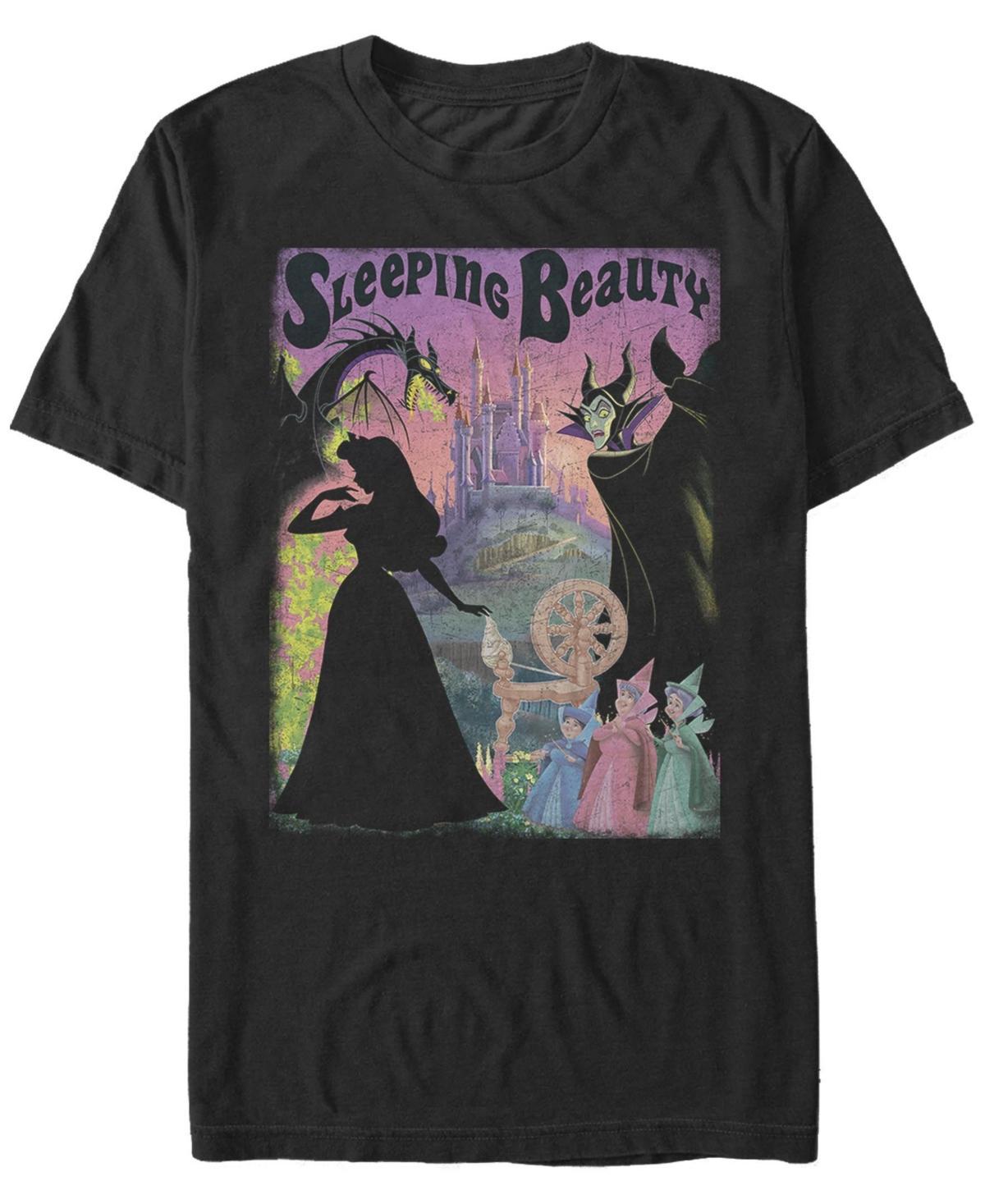 Men's Disney's Sleeping Beauty Poster Tee, Size: XXL, Black Product Image