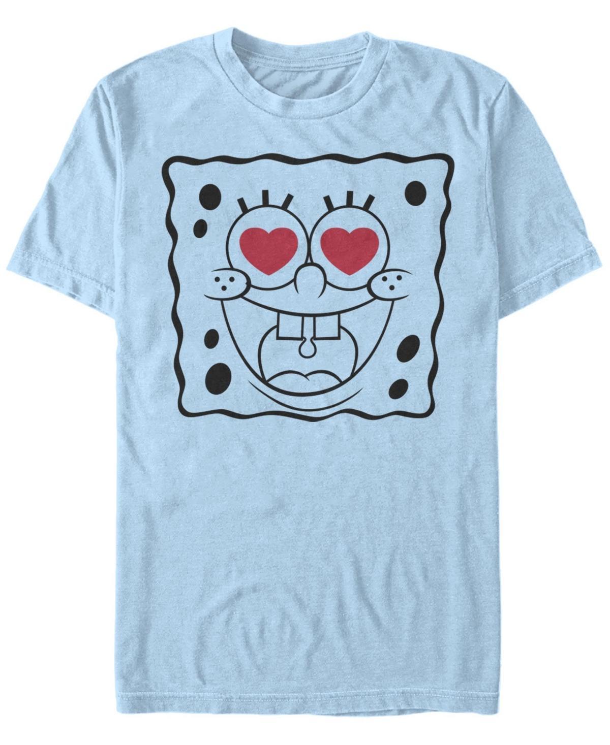 Men's Nickelodeon SpongeBob SquarePants Heart Eyes Graphic Tee, Size: XXL, Light Blue Product Image