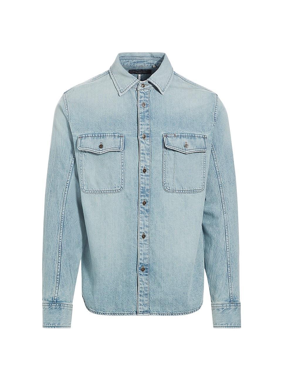 Men's Jack Denim Engineered Button-Down Shirt Product Image