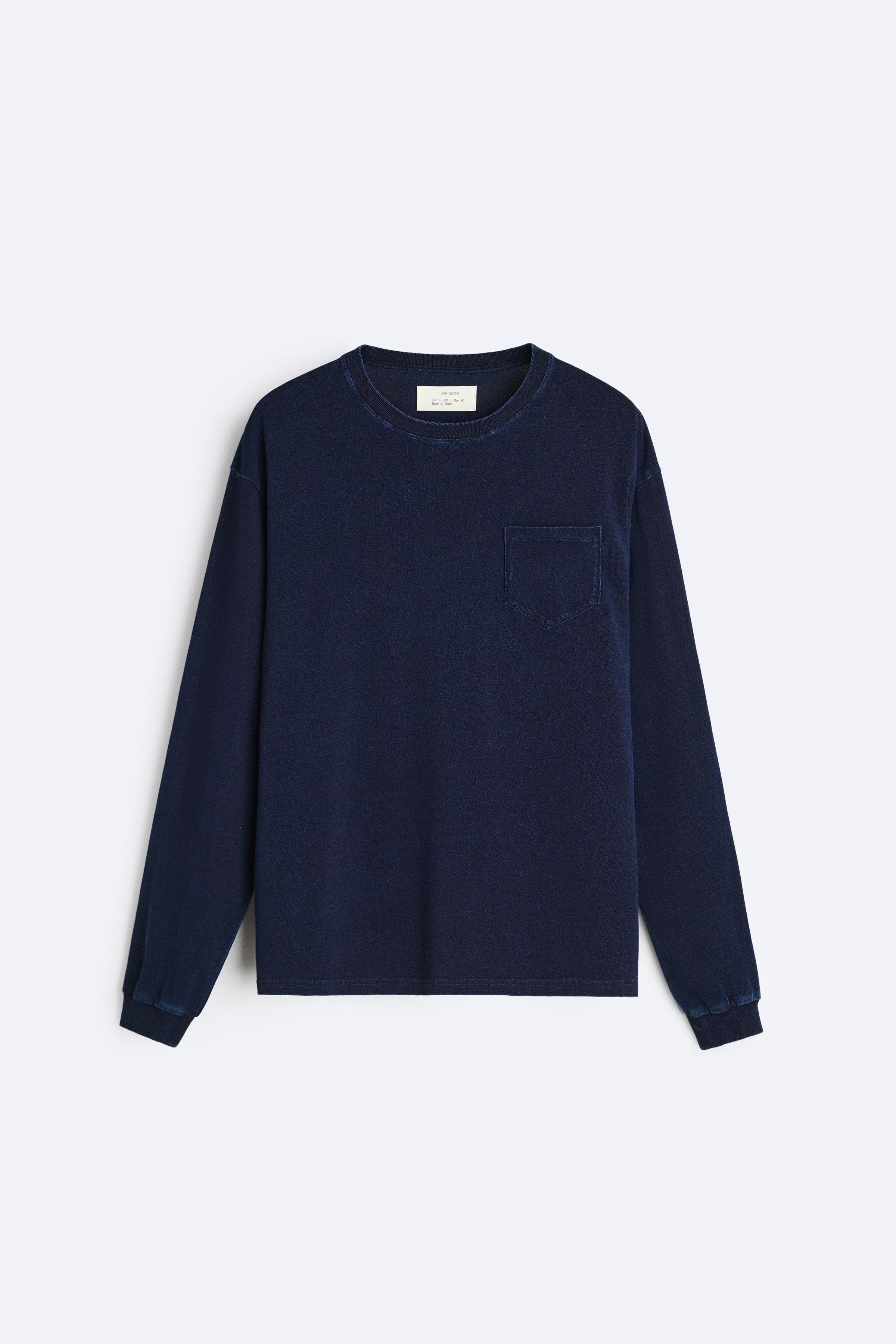 INDIGO COTTON T-SHIRT Product Image