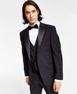 Calvin Klein Men's Tuxedo Blazer - Black - 42 short Product Image