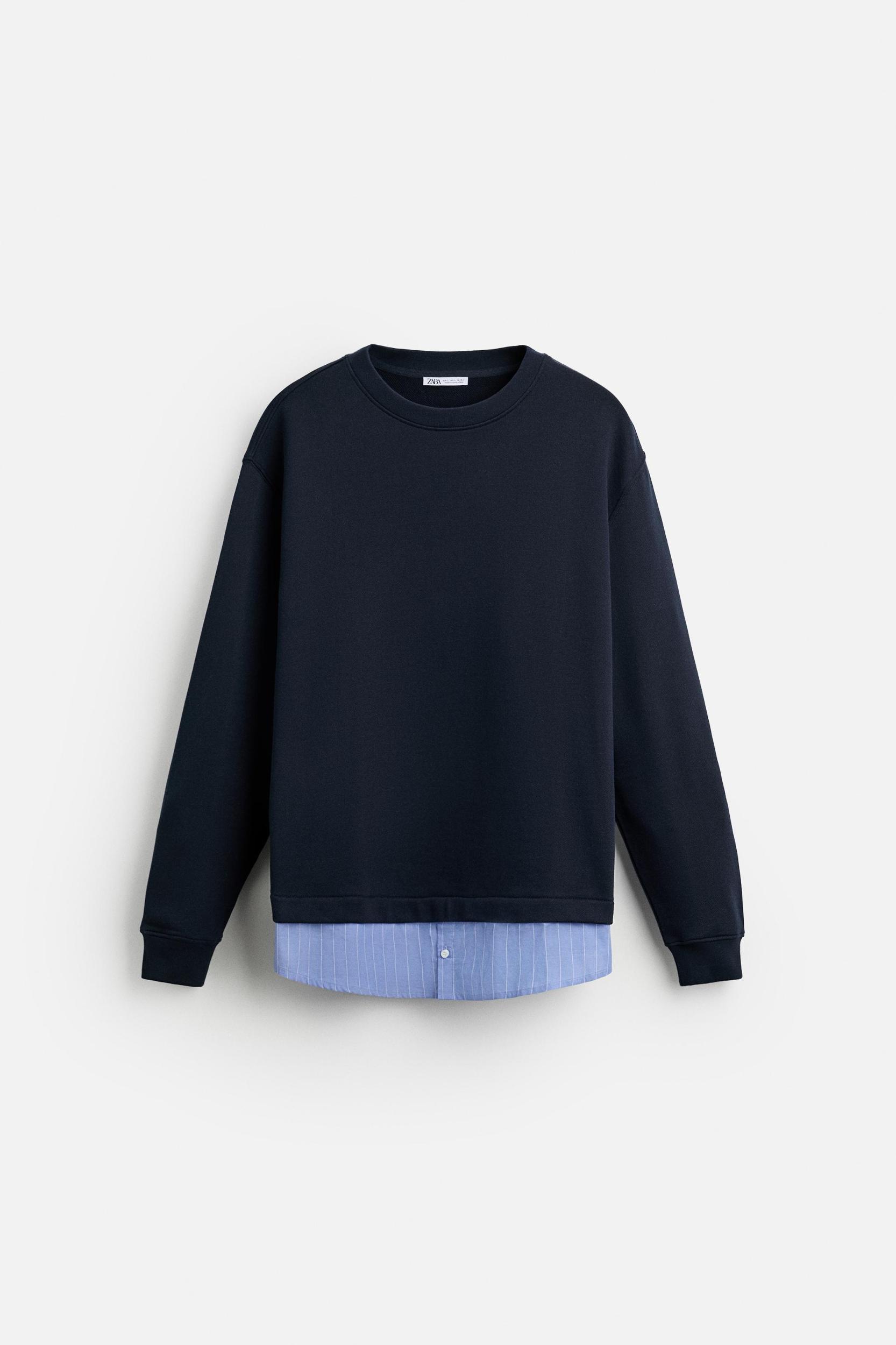 CONTRASTING HEM SWEATSHIRT Product Image