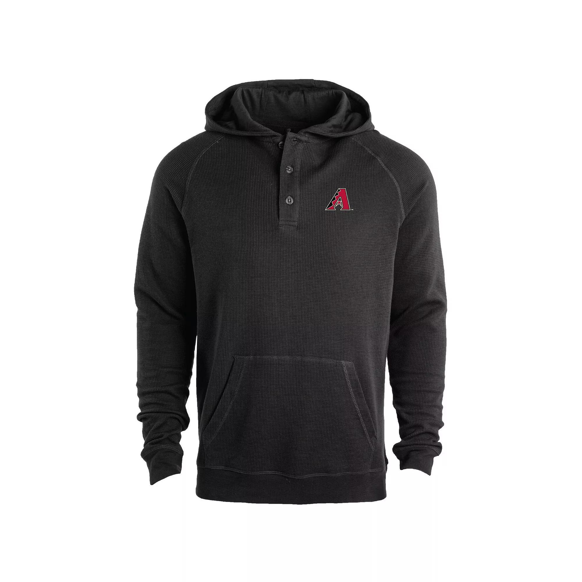 Men's Dunbrooke  Black Baltimore Orioles Montana Raglan Pullover Hoodie, Size: Small Product Image