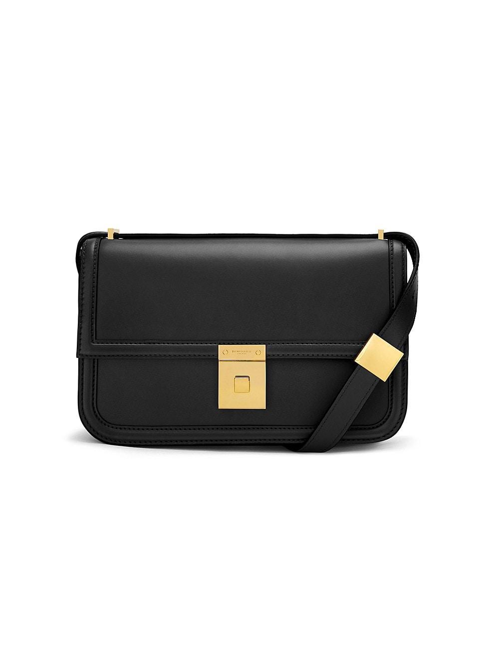 Womens Paris Leather Crossbody Bag Product Image