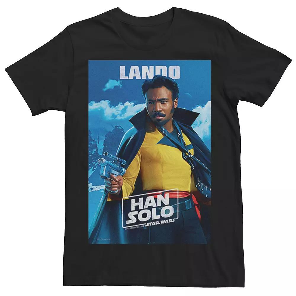Men's Star Wars Han Solo Movie Spanish Lando Tee, Size: XXL, Black Product Image