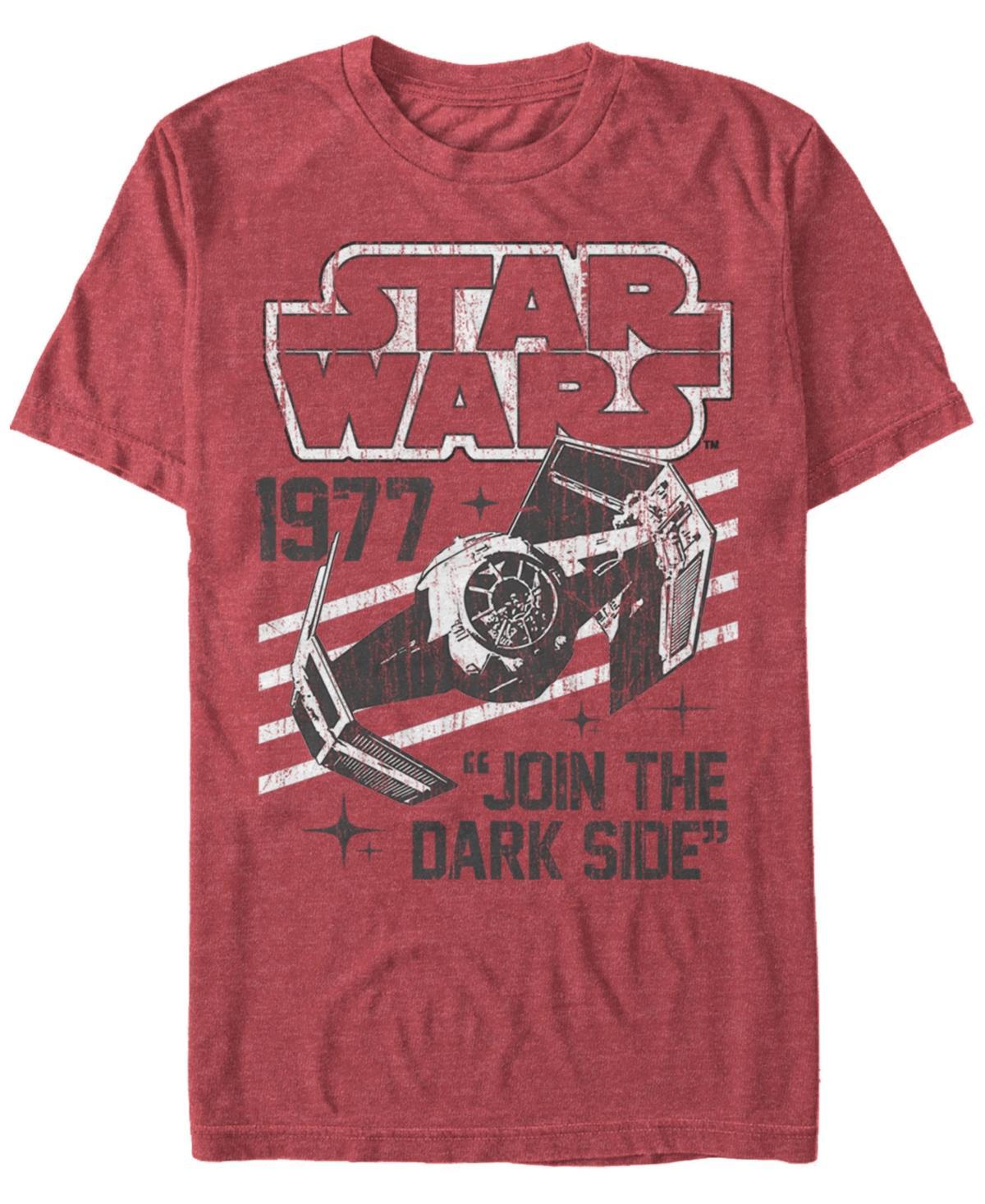 Men's A New Hope Ep4 Vader's Domain Tee, Size: XXL, Red Grey Product Image