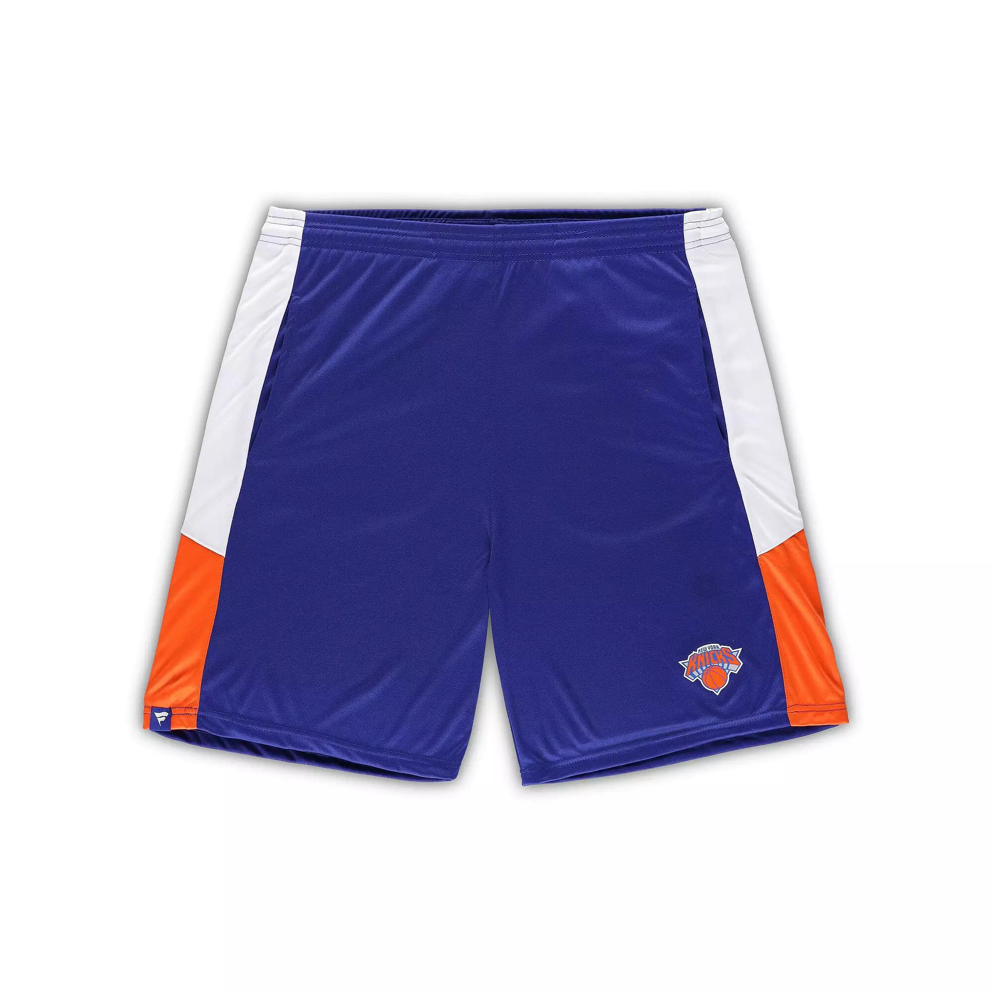 Men's Fanatics Branded Blue New York Knicks Big & Tall Champion Rush Practice Shorts, Size: 4XB Product Image
