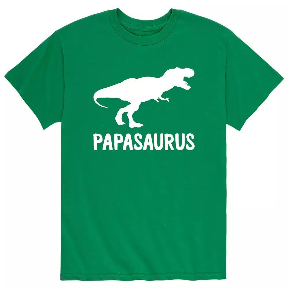 Men's Papasaurus Tee, Size: Large, Green 2 Product Image