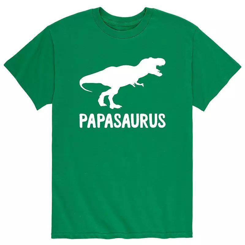 Men's Papasaurus Tee, Size: Large, Green 2 Product Image