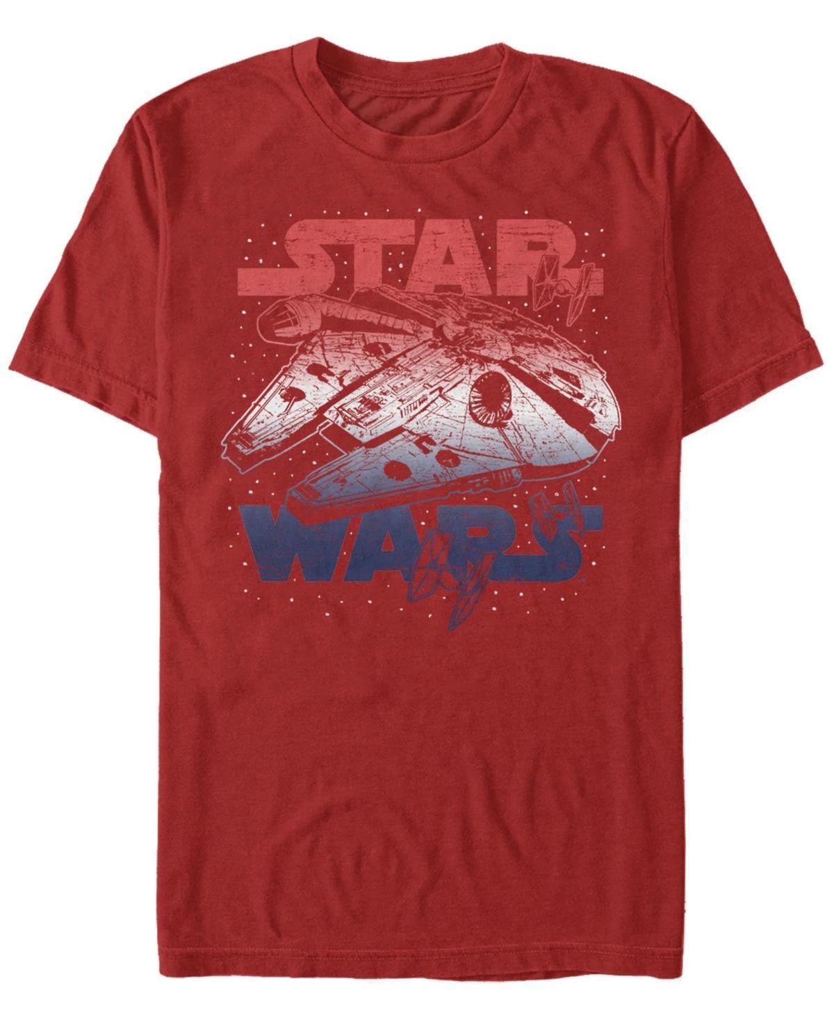 Men's Star Wars Han Solo Movie Red Horizontal Cast Tee, Size: Large, Black Product Image