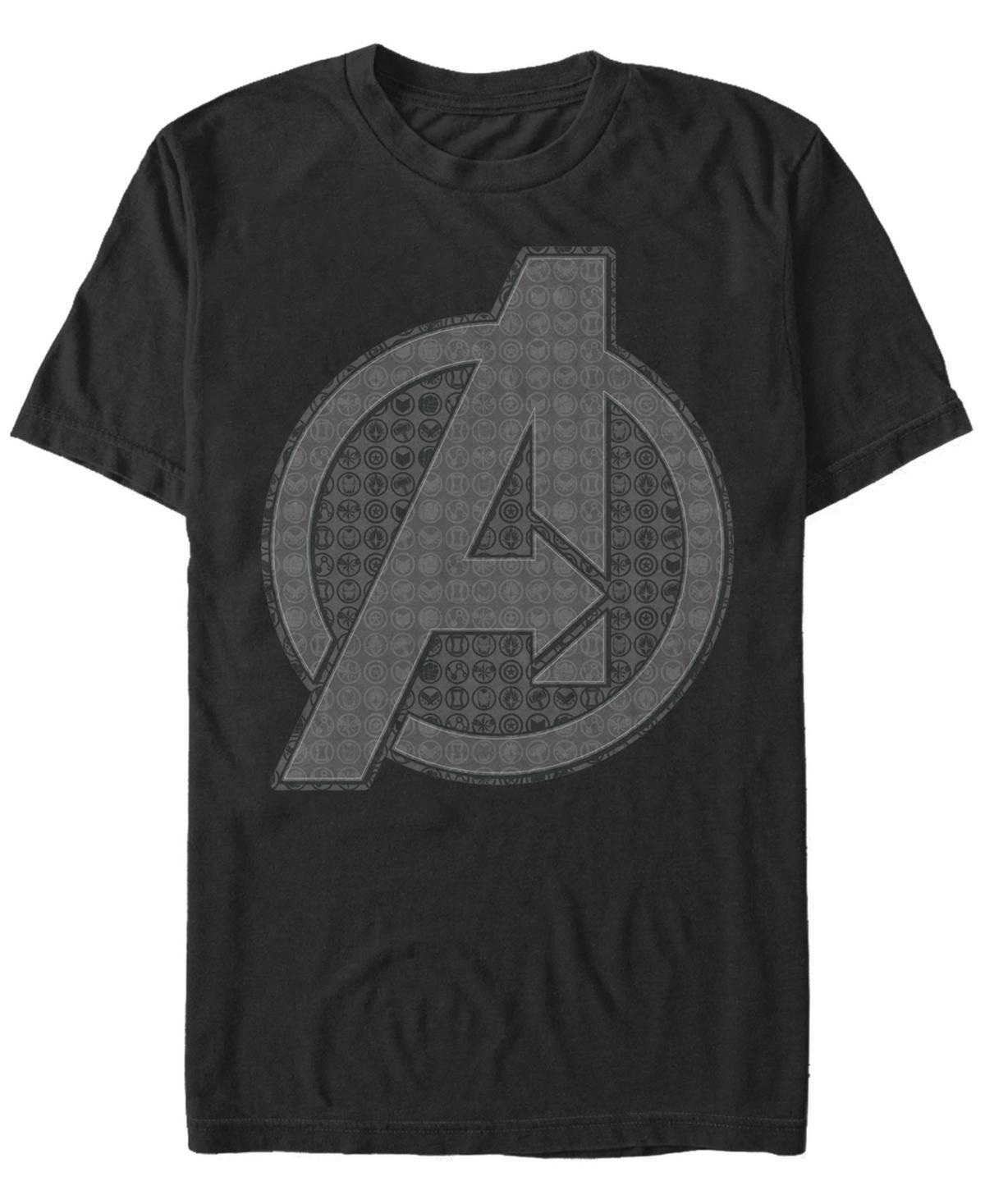 Men's Marvel "Avengers: Endgame" Hero Logo Tee, Size: XXL, Black Product Image