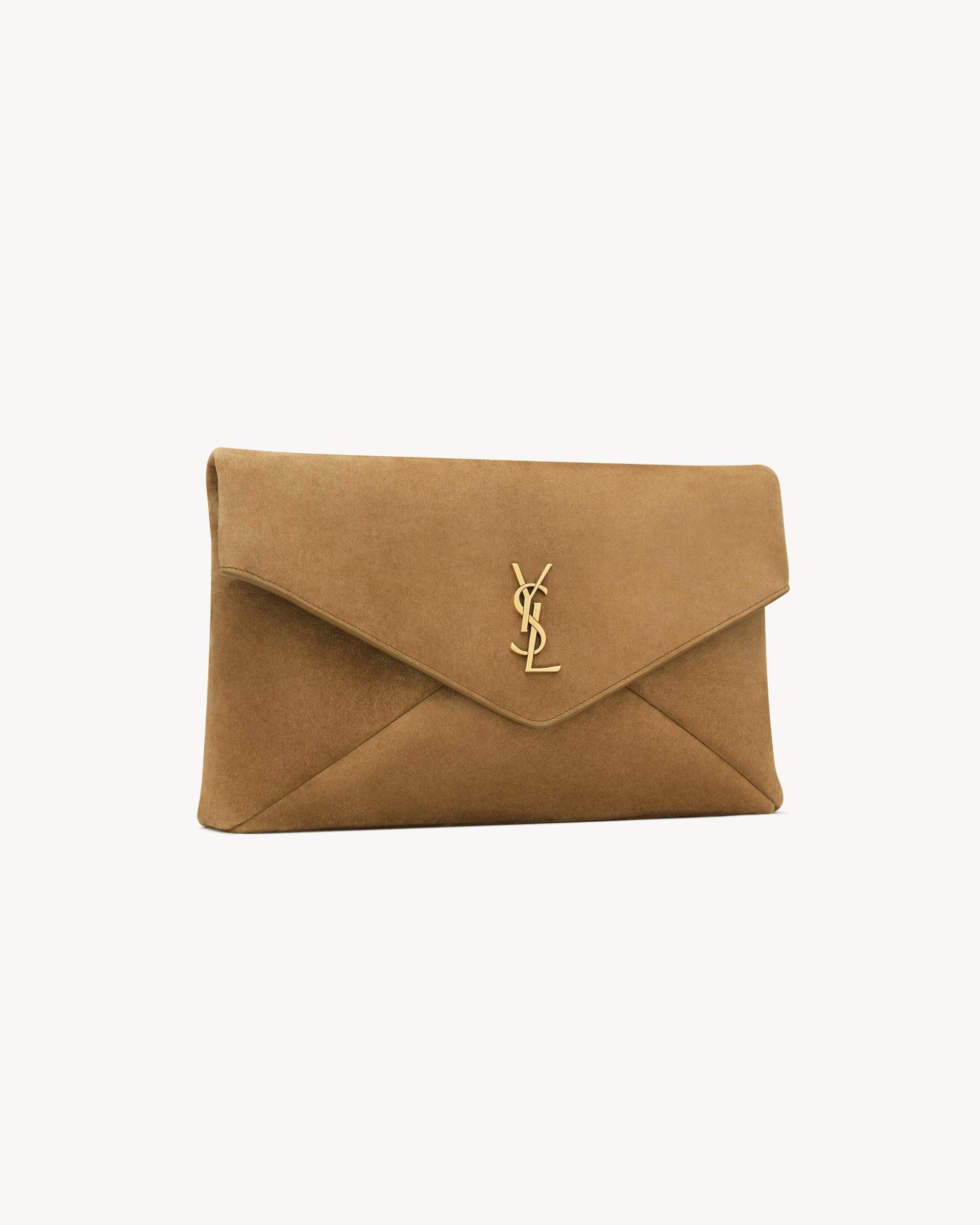 CASSANDRE large envelope pouch in suede Product Image