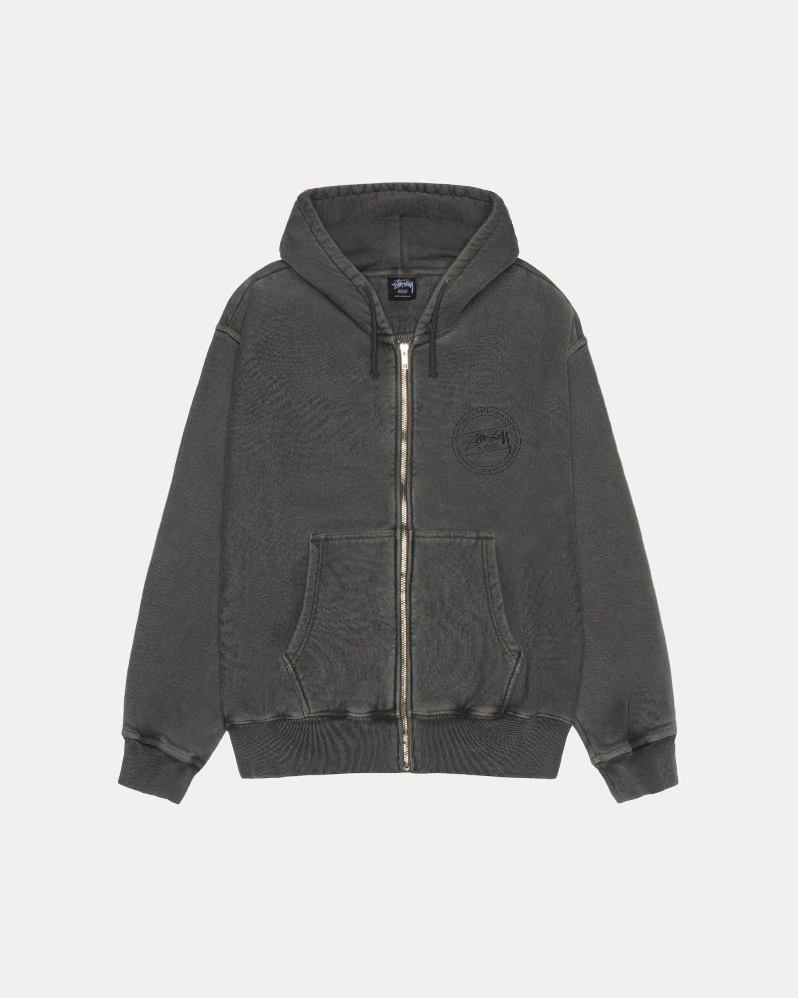 BASIC STÜSSY ZIP HOODIE Male Product Image