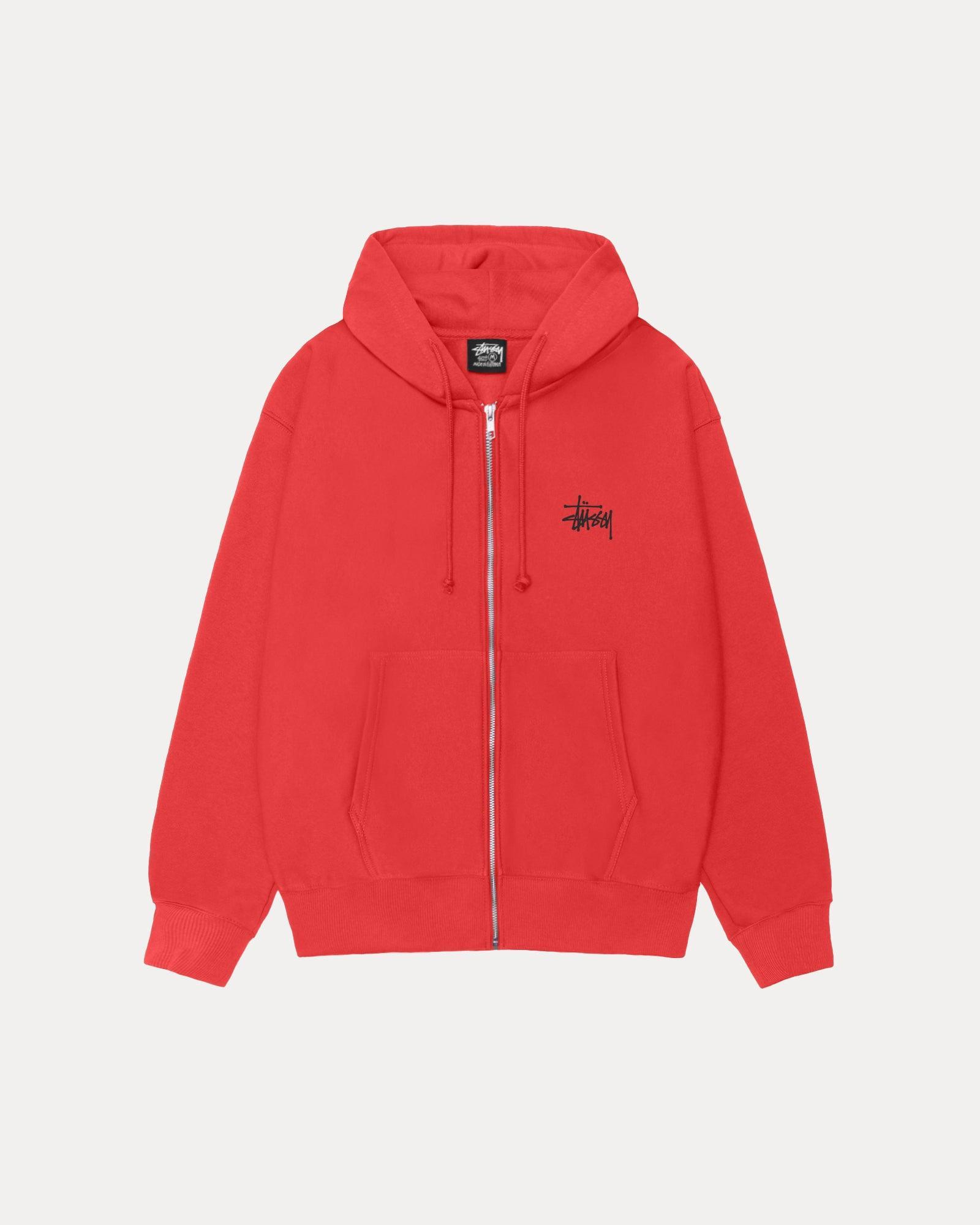 BASIC STÜSSY ZIP HOODIE Male Product Image