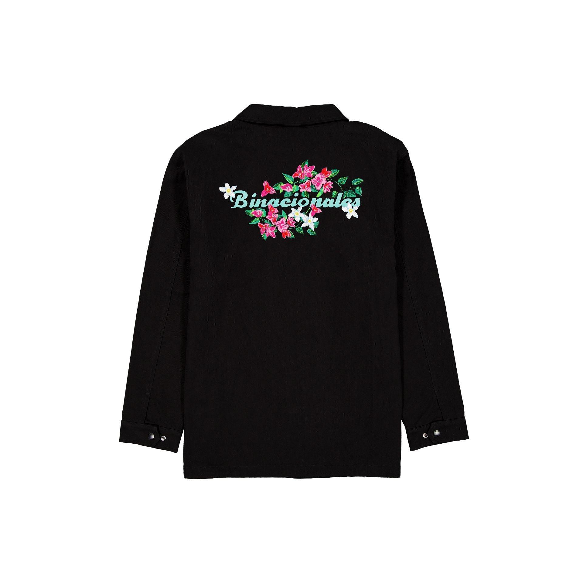 Tecolotes de los Dos Laredos Black Floral Jacket Male Product Image