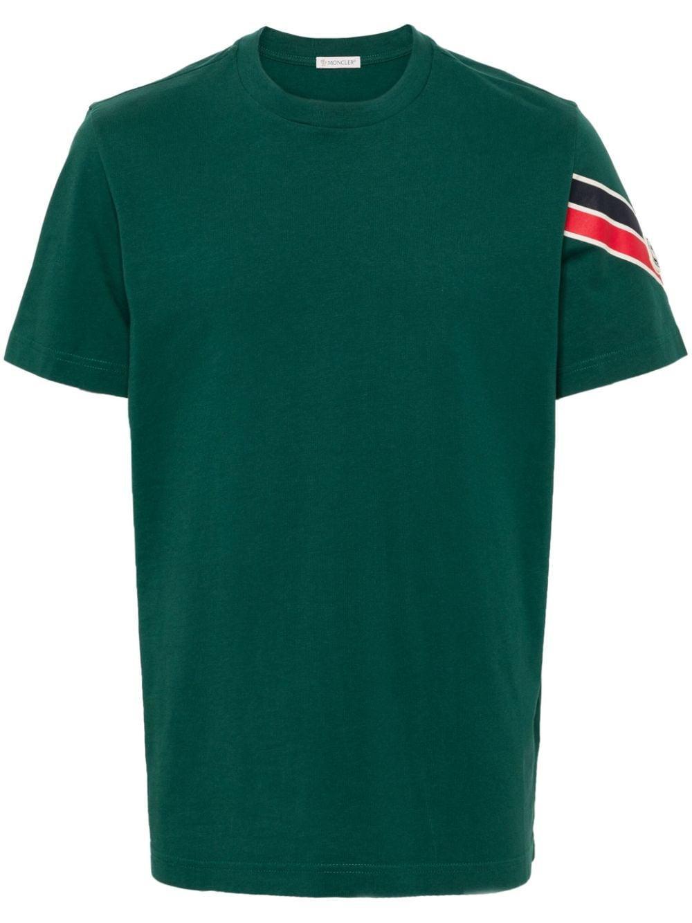 T-shirt Mit Rundhalsausschnitt In Grün Product Image