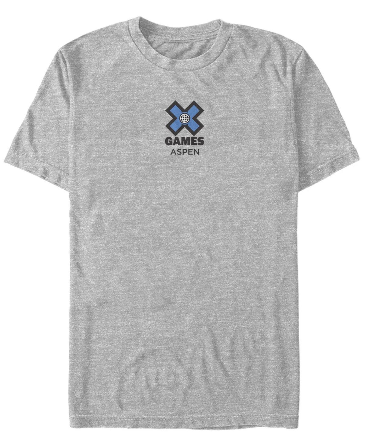 Mens ESPN X Games Aspen Chest Logo Tee Athletic Grey Product Image