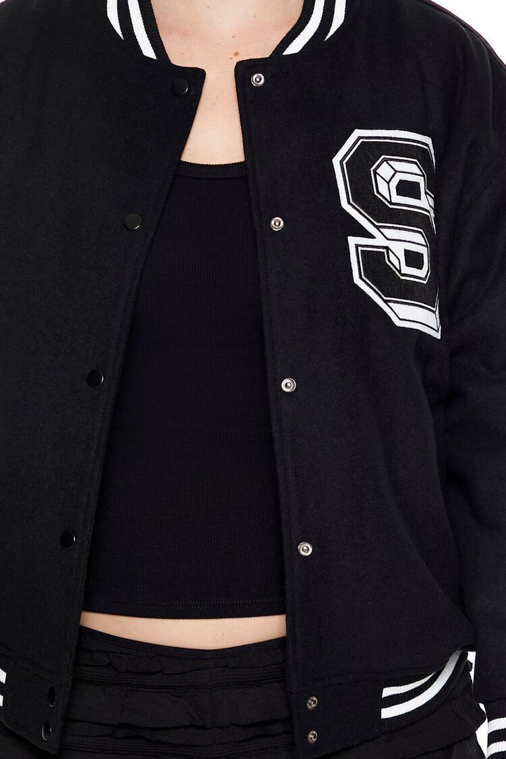 Varsity Letterman Bomber Jacket | Forever 21 Product Image