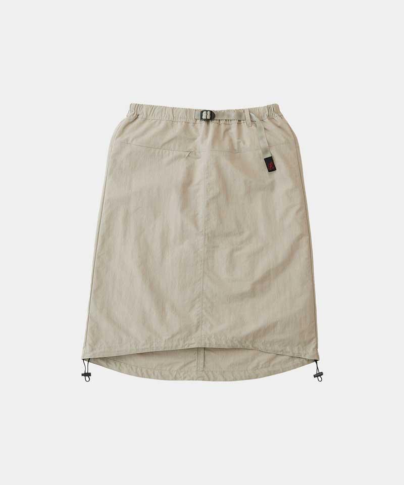 Nylon Packable Midi Skirt Female Product Image