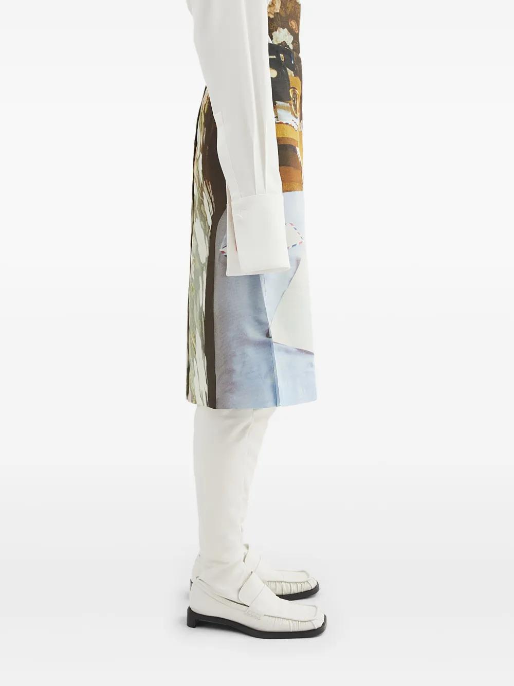 printed midi skirt Product Image