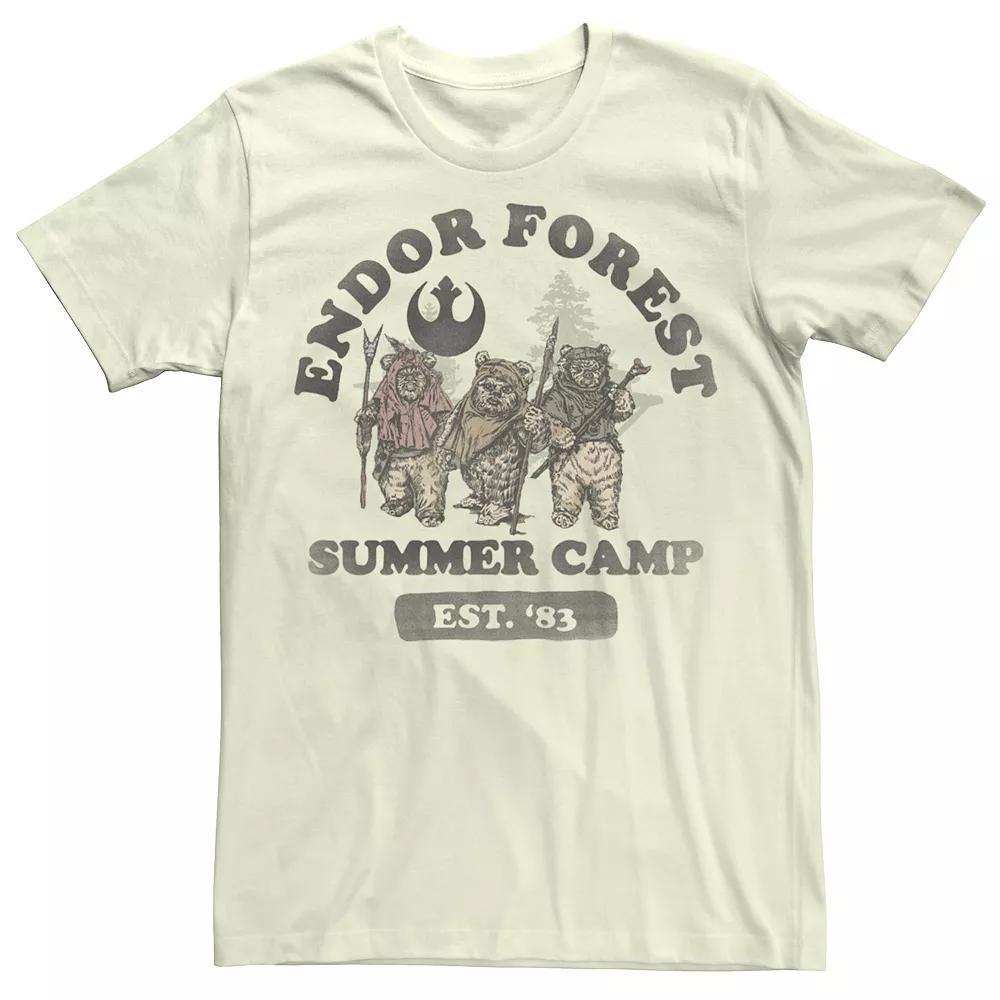 Men's Star Wars Ewok Endor Camp Speeder Vintage Tee, Size: Medium, Natural Product Image
